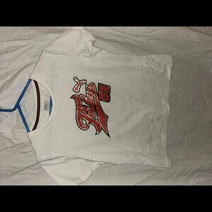 Fubu x Puma Collab Vintage Cropped Tee Size XL
